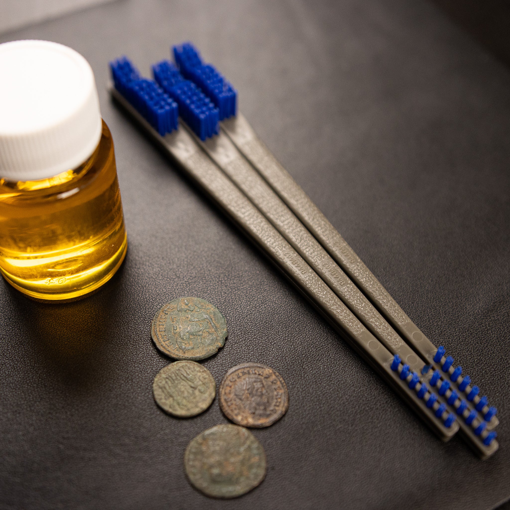 All Purpose Coin and Artifact Cleaning Brushes (18 Brushes)