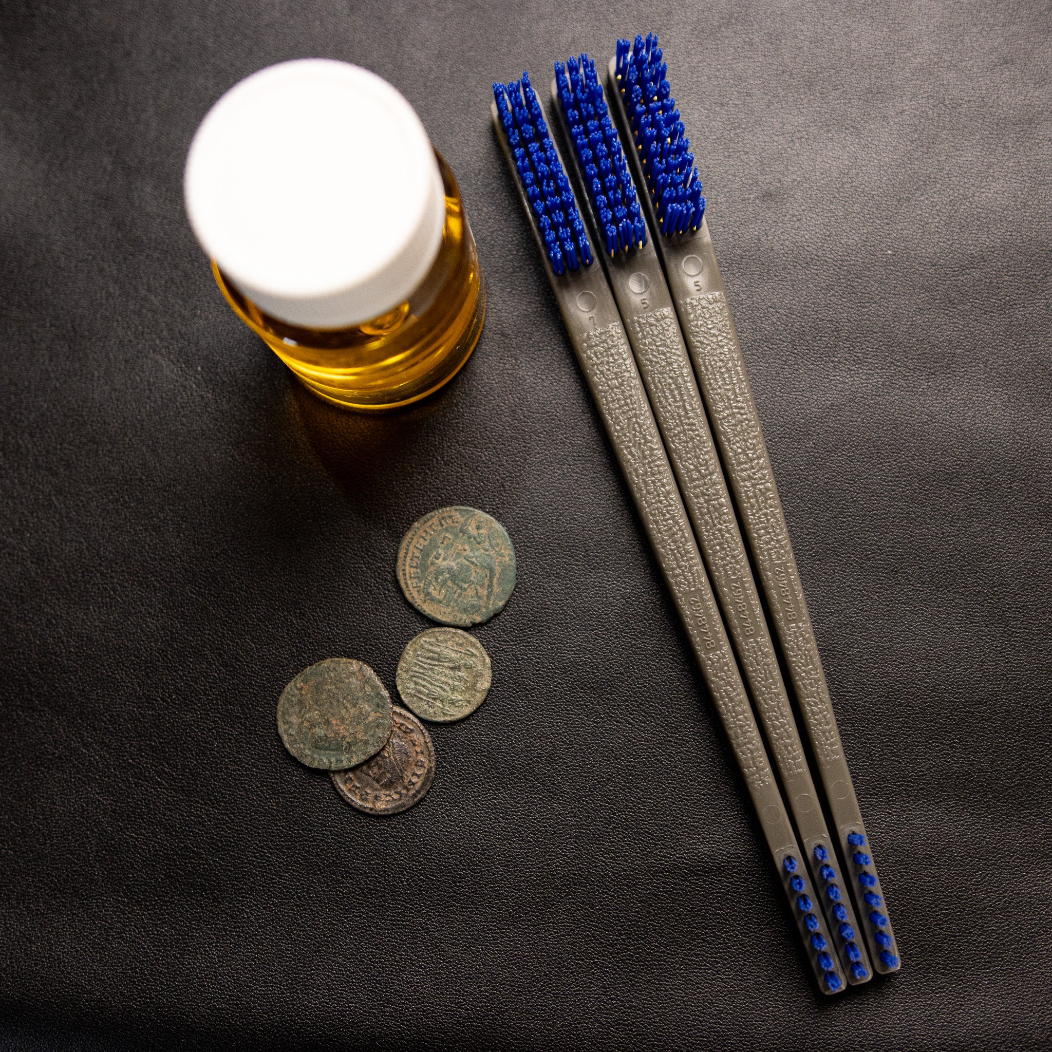All Purpose Coin and Artifact Cleaning Brushes (18 Brushes)