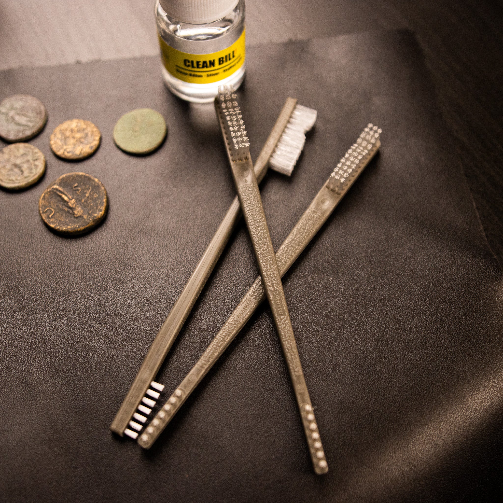 All Purpose Coin and Artifact Cleaning Brushes (18 Brushes)