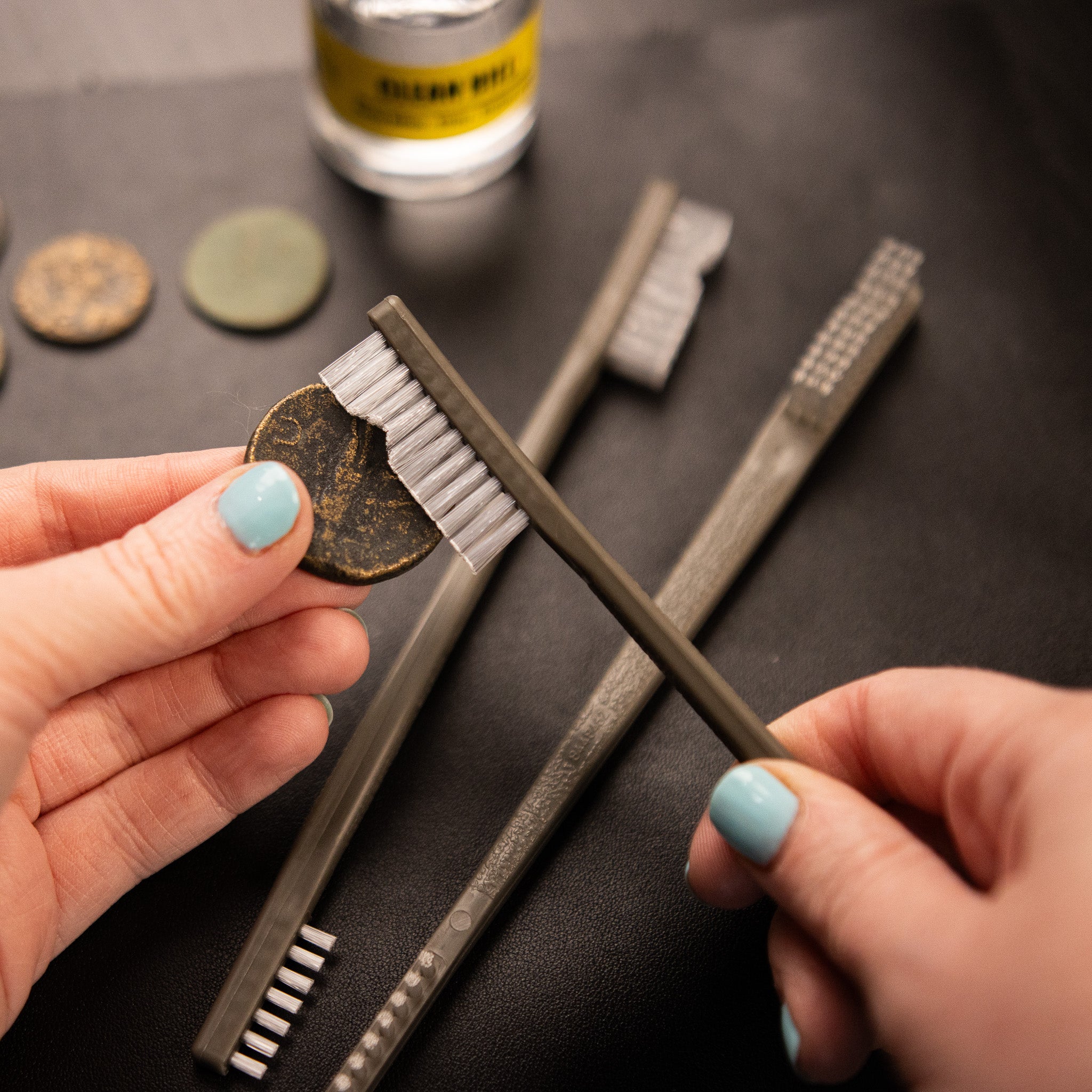 All Purpose Coin and Artifact Cleaning Brushes (18 Brushes)