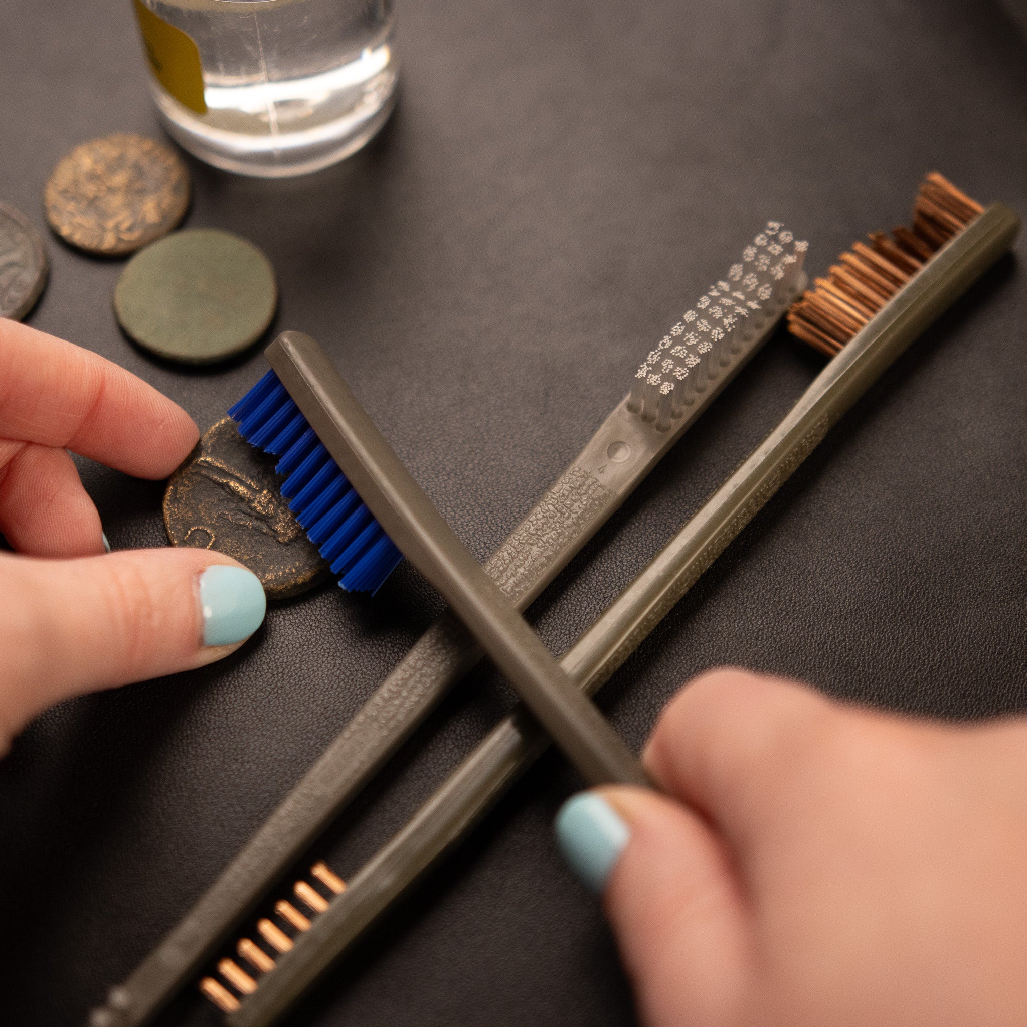 All Purpose Coin and Artifact Cleaning Brushes (18 Brushes)