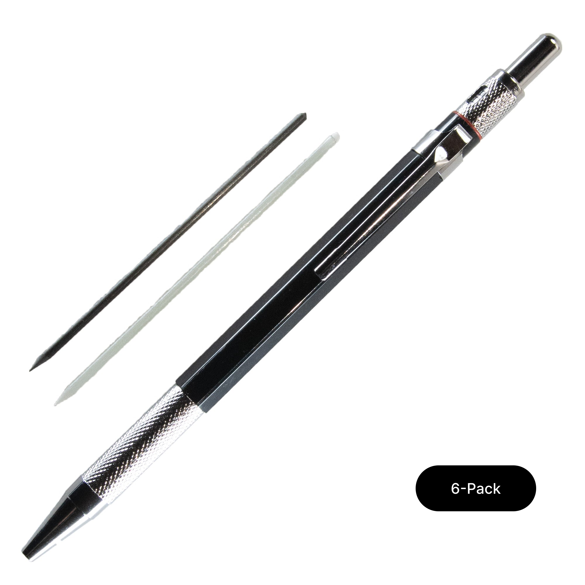 6-Pack of Conservator Le Crayon A Gratter Precision Pencil with Glass Fiber and Hard Carbon Tips