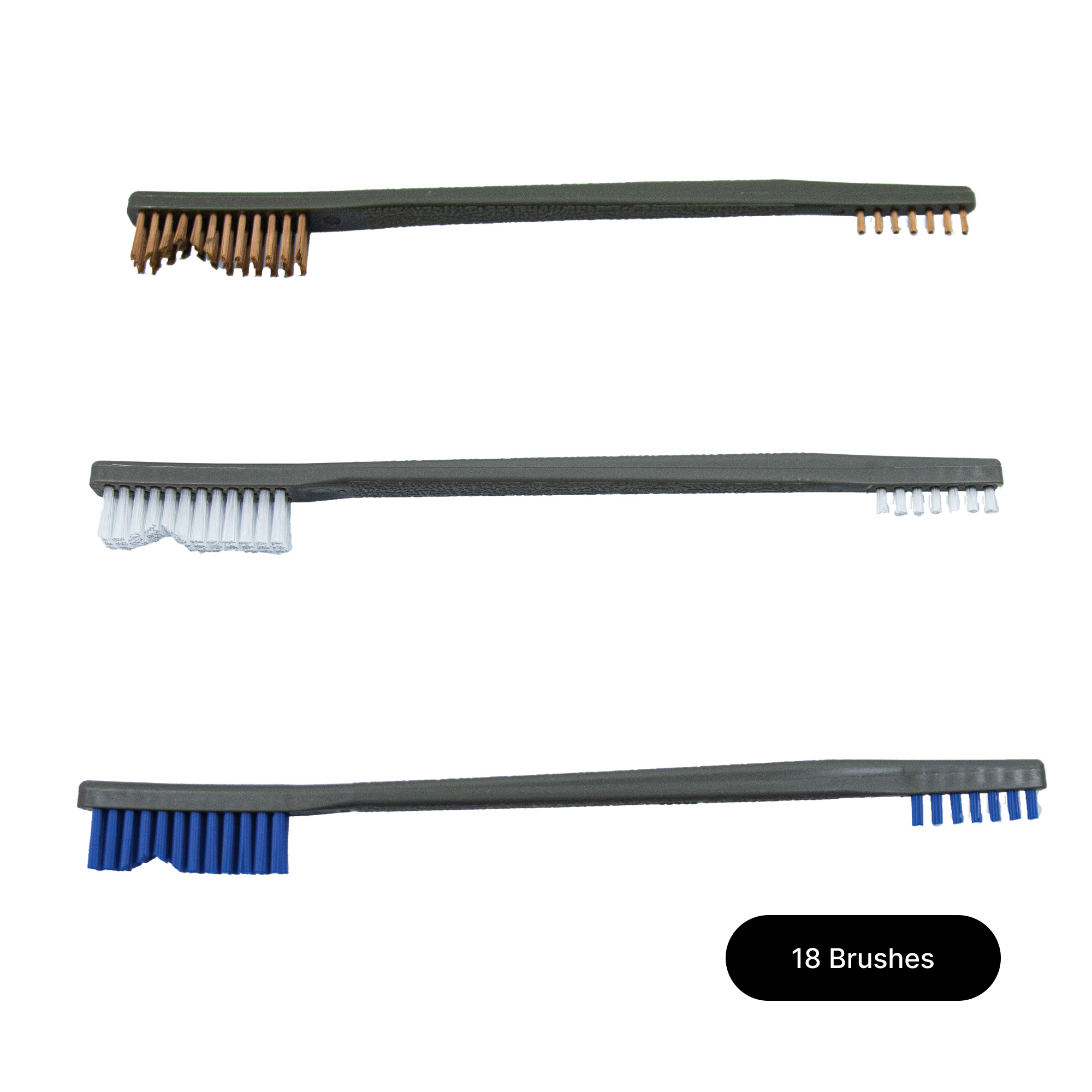 All Purpose Coin and Artifact Cleaning Brushes (18 Brushes)