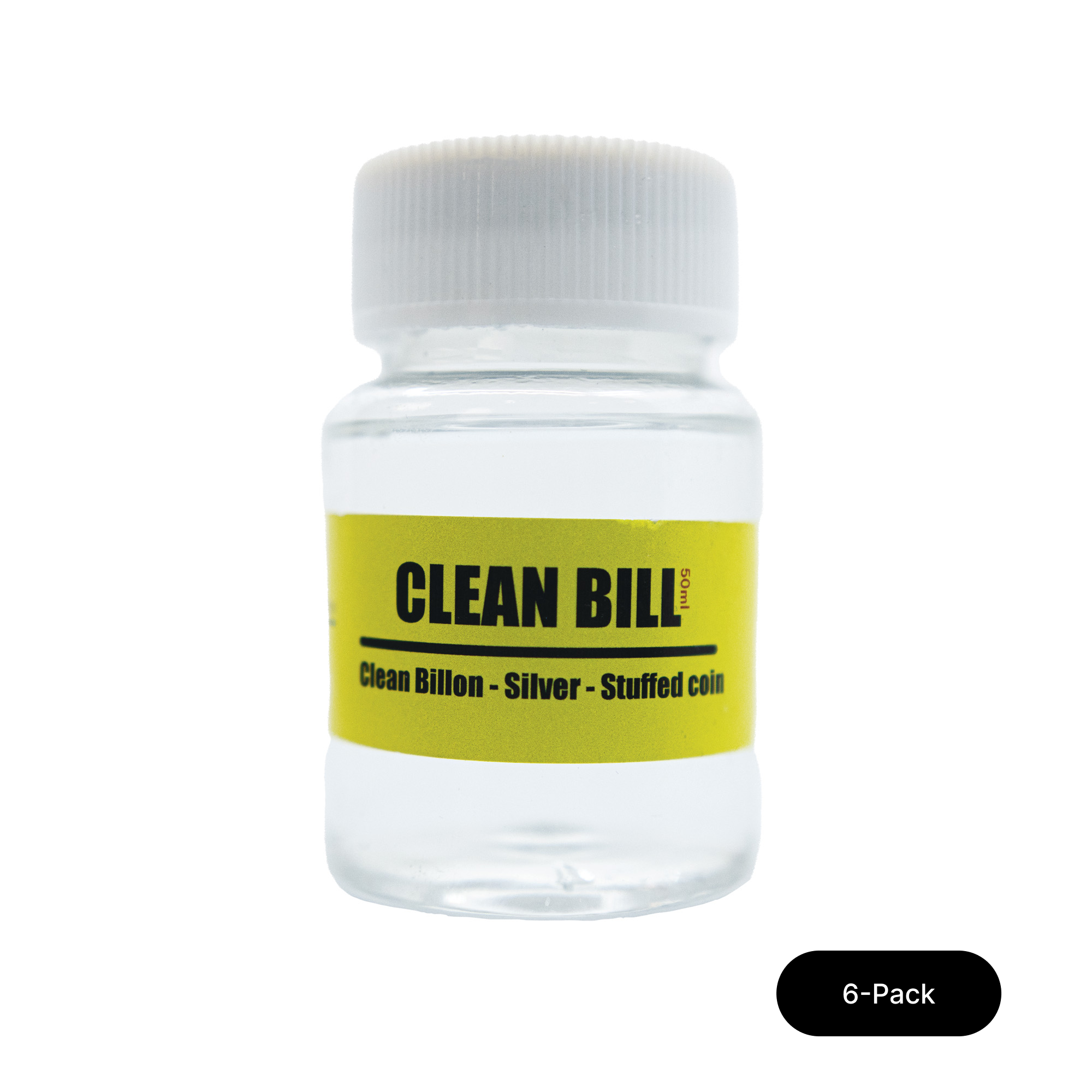 6-Pack of Cleanbill Silver and Billon Cleaner, 50ml