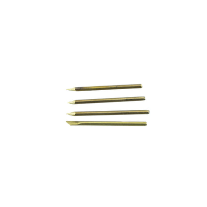 Conservator Le Crayon a Gratter Precision Pencil Set - 3 Brass Tips, 1 Brass Scalpel (No Pencil)